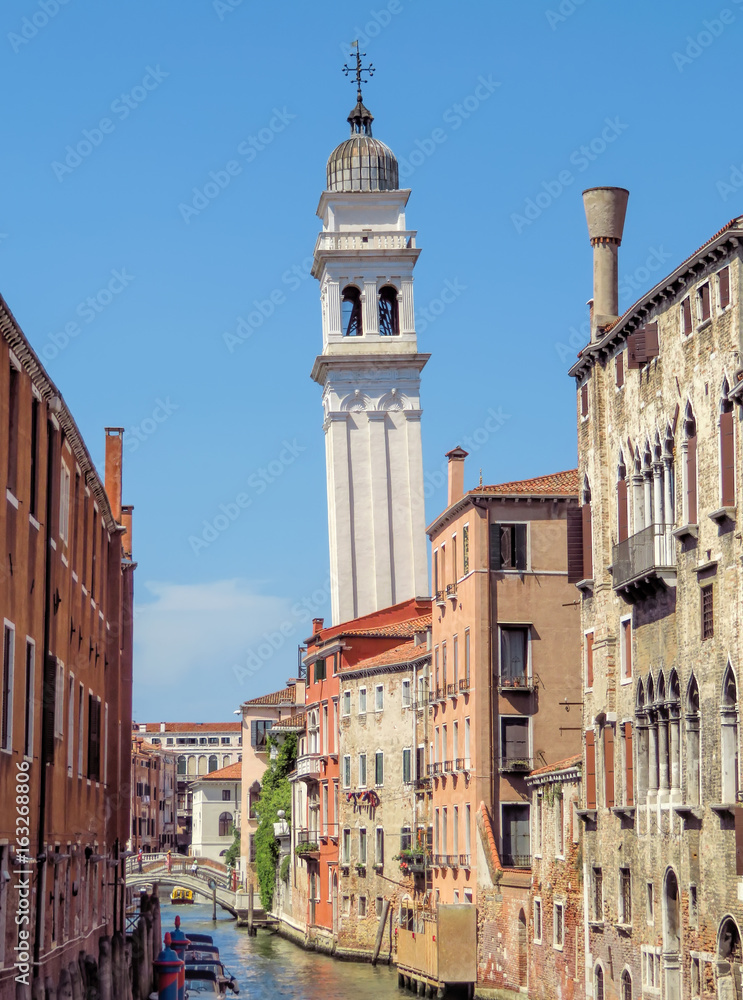 Venice - Falling campanile in Venice
