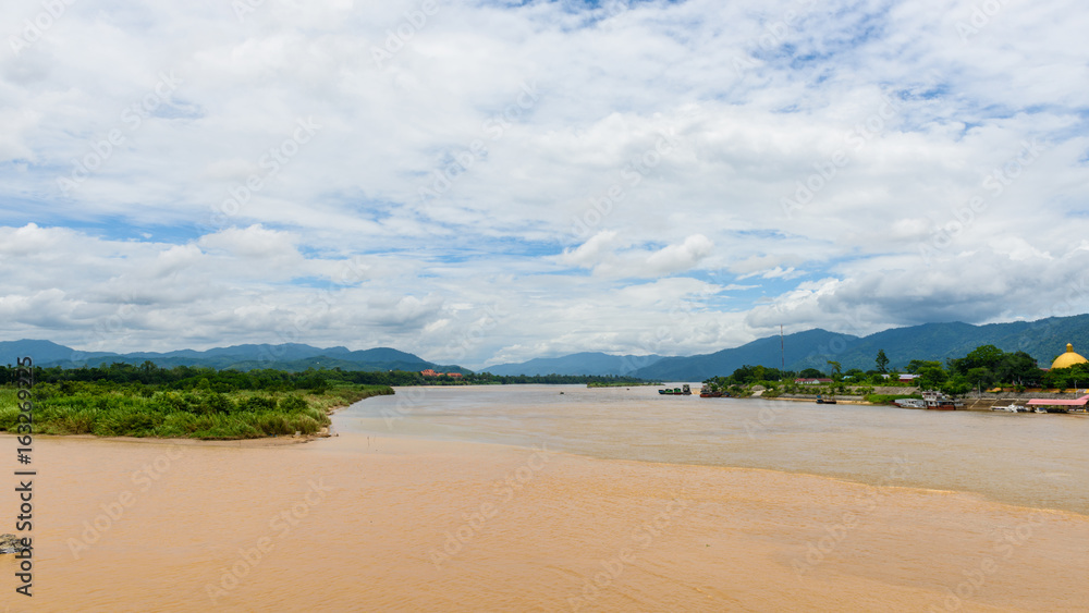 Golden Triangle at Mekong River, Chiang Rai Province, Thailand