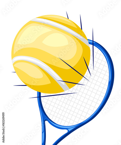 Tennis rackets, tennis rackets icon, sport. Flat design, vector illustration, vector. Web site page and mobile app design vector element.