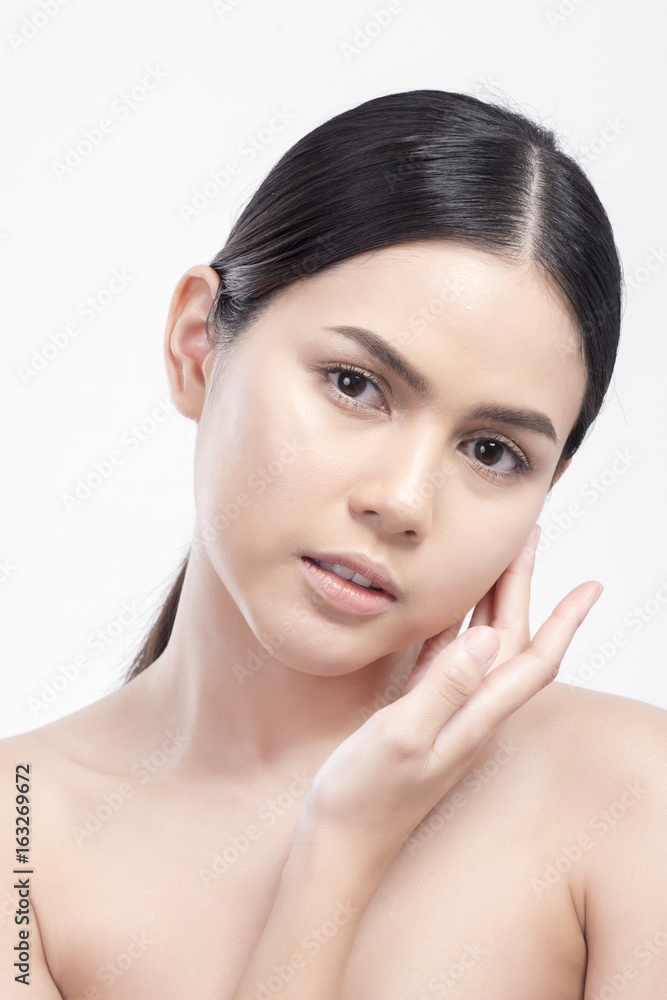 beautiful woman with perfect skin and face beautiful woman with perfect skin and face