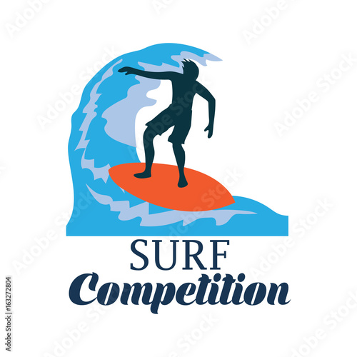 Photography surfing festival banner for surfing competition