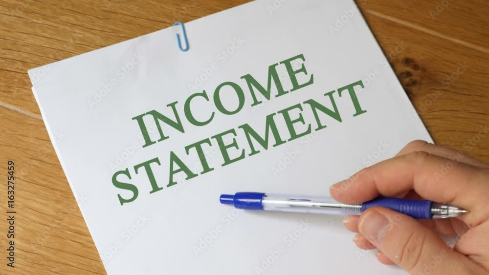 Income Statement. Report Concept Income Statement. Report Concept