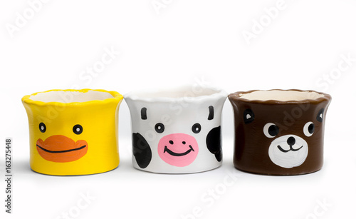 Three fancy pots