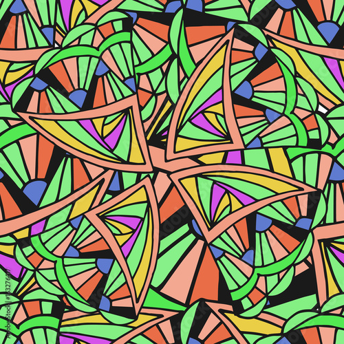 abstract drawing background of geometric patterns © angelkocm