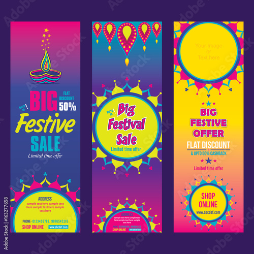creative big festive sale design
