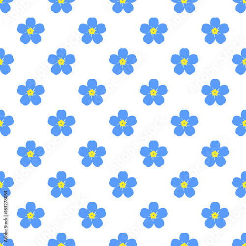 Forget me nots pattern