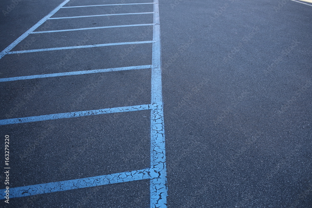 Fototapeta premium Asphalt road. Close up