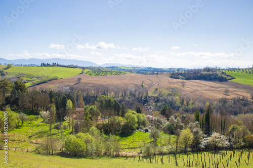 The hills of Sabina.Province of Rieti  Lazio  Italy.