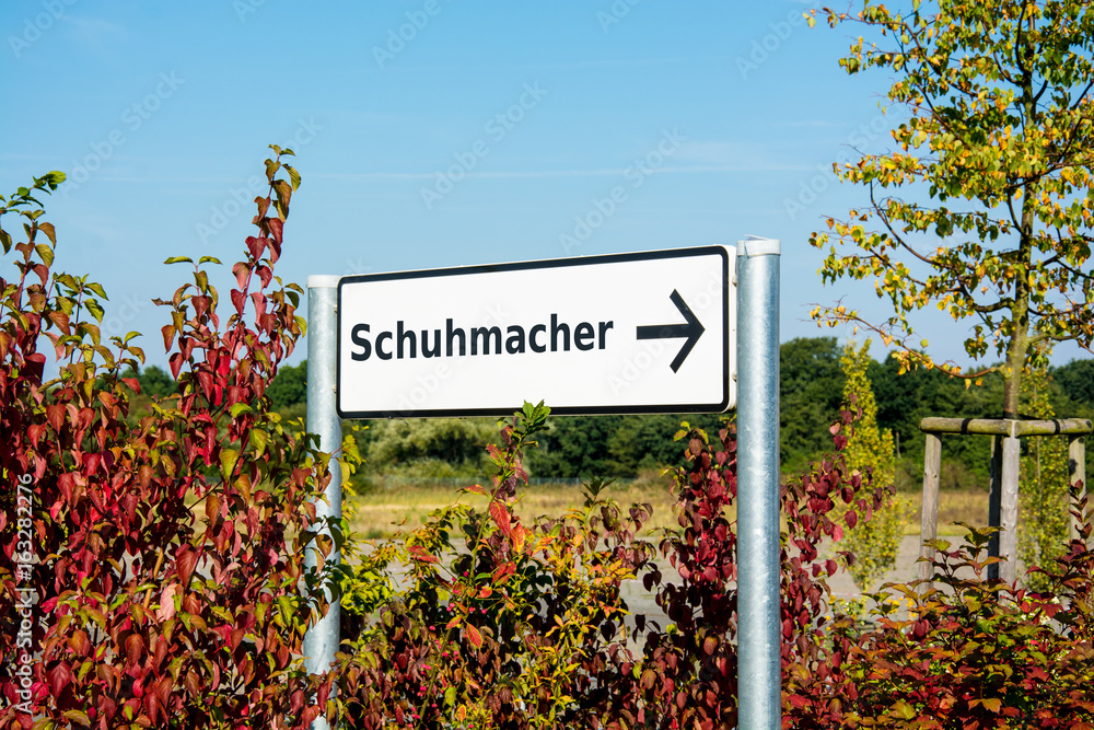 Schild 167 - Schuhmacher