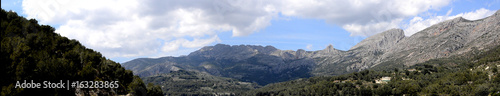 Spanish mountains panorama