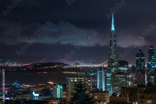 Wallpaper Mural The twilight scene of San Francisco Bay Torontodigital.ca