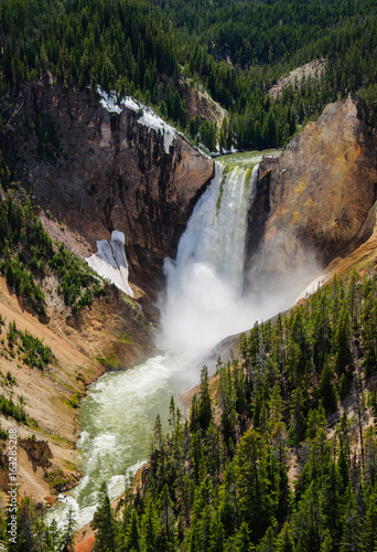 Waterfall In Yellowstone National Park