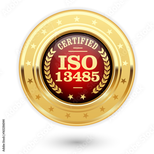 ISO 13485 certified medal - Medical devices