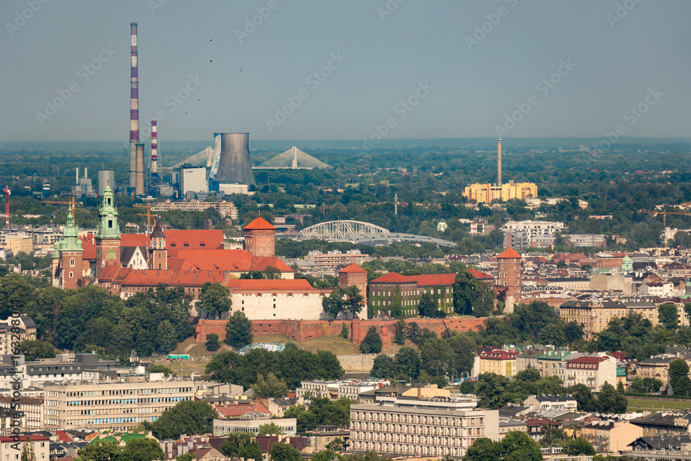 Krakow cityscape 