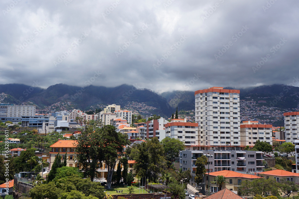 View of Funchal, Madeira, Portugal.