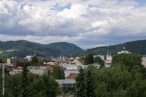 Clouds over the town. Slovakia © Valeria