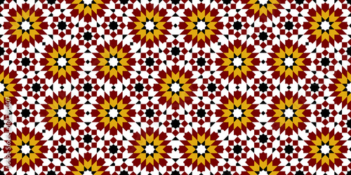 moroccan zellige seamless