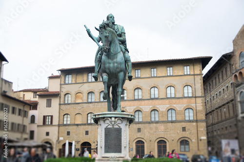 Statue of Cosimo I de' Medici by Giambologna, Florence, Italy