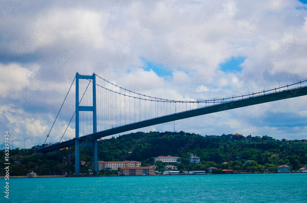 Fototapeta premium Bosphorus Bridge and Perfect sky
