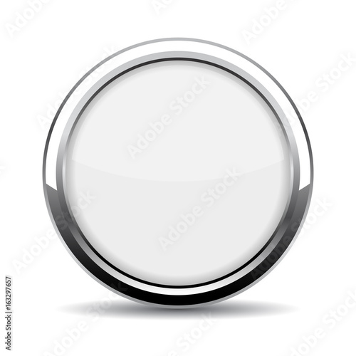 Round glass web button