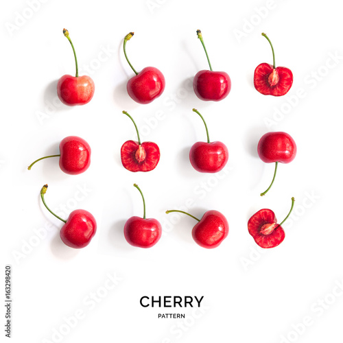 Stampa su tela Seamless pattern with cherry