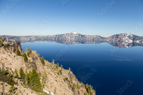Crater lake in Oregon, USA