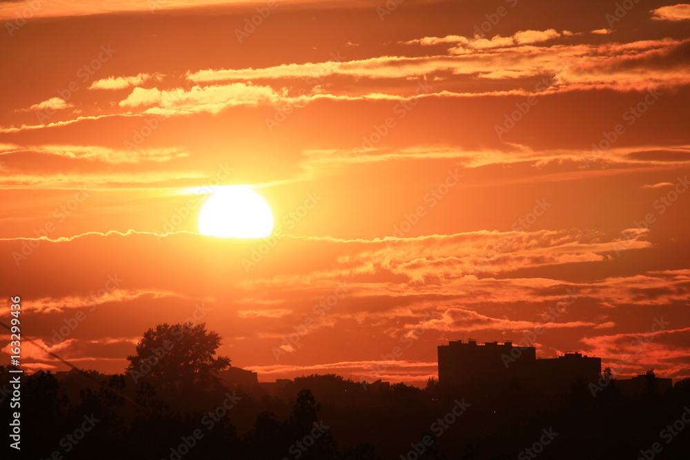 Obraz premium russian sunset