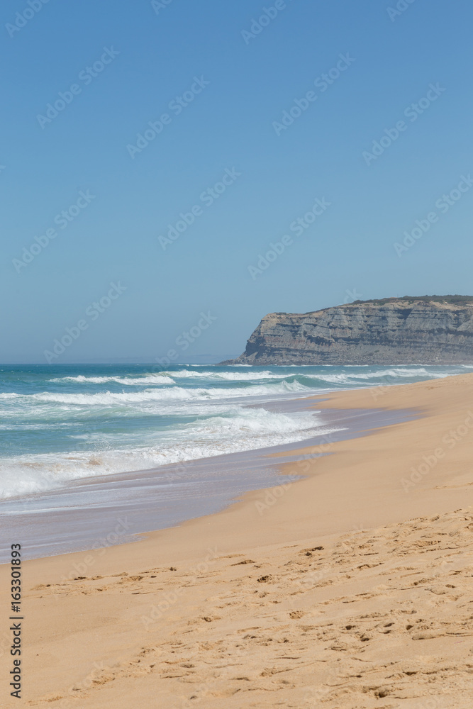 long beach on atlantic ocean coast