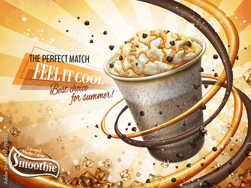Delicious smoothie ads