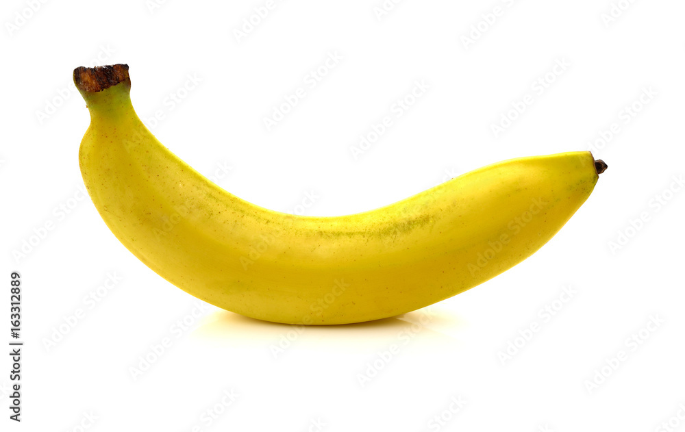 Banana isolated over white background