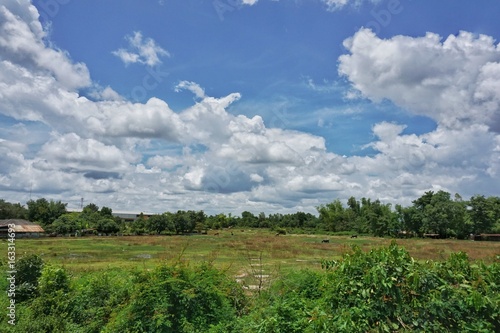 blue sky background 