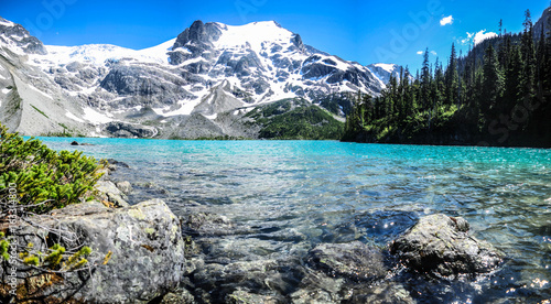 Joffre Lakes, British Columbia, Canada - June 30, 2017