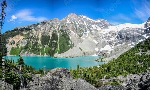 Fototapeta Naklejka Na Ścianę i Meble -  Upper Joffre Lake, British Columbia, Canada - July 2017