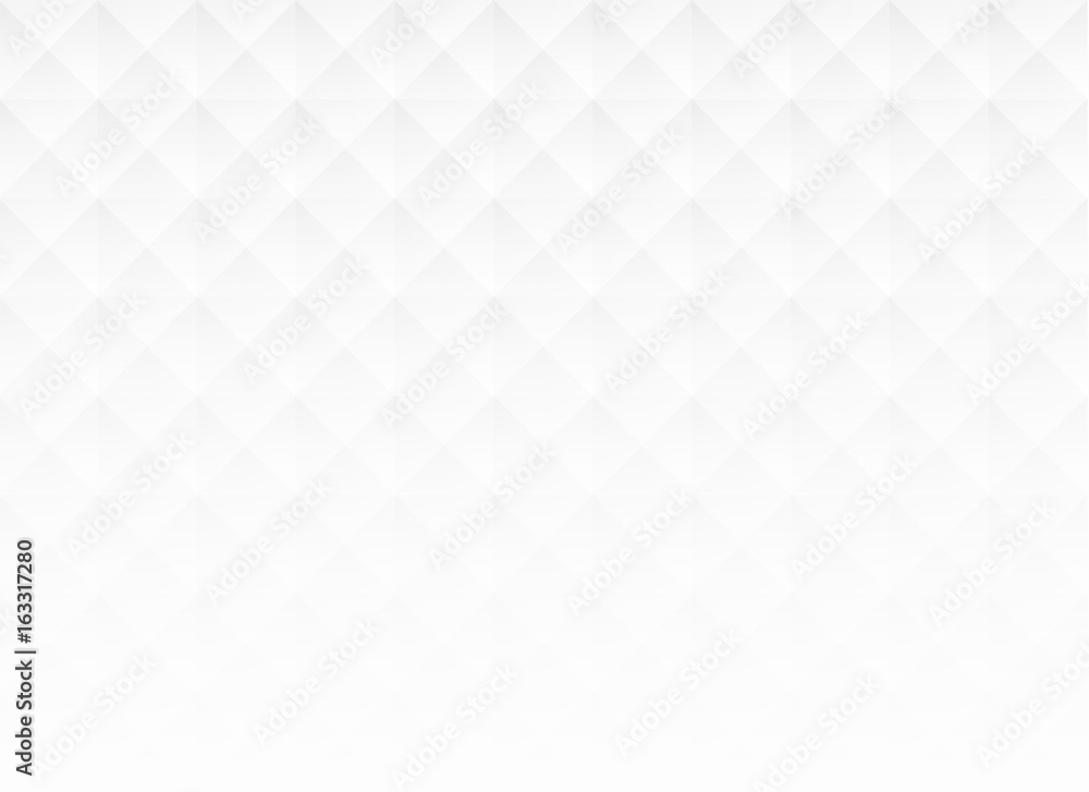 Abstract white square background, vector  - obrazy, fototapety, plakaty 