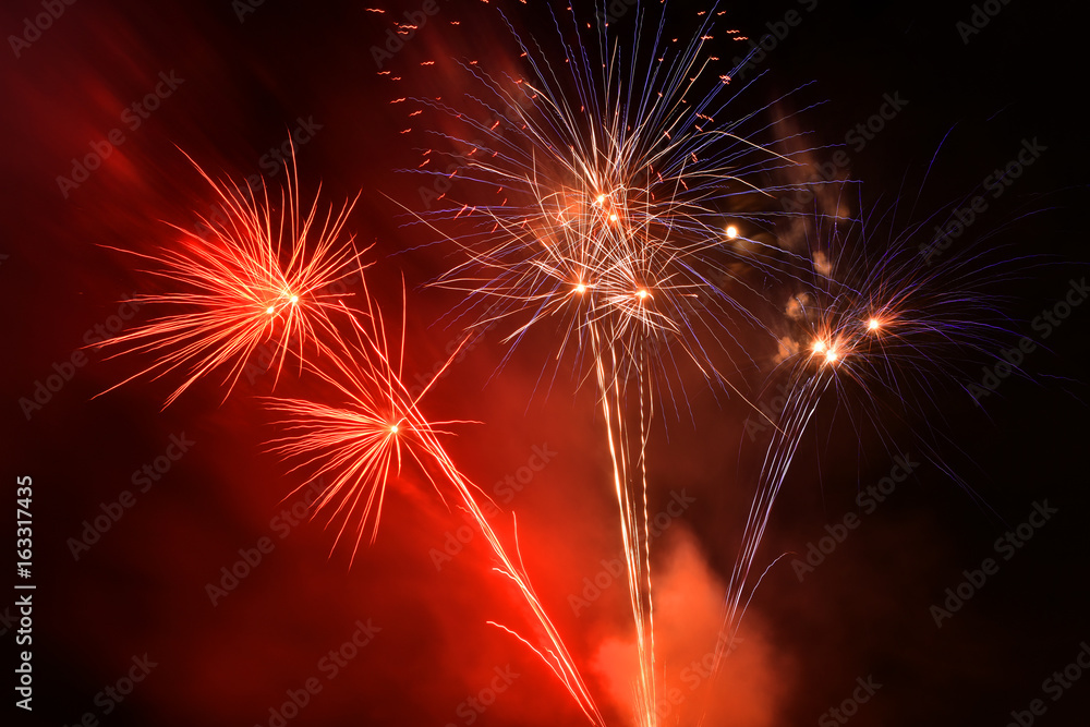 Independence day 4th of July fireworks at Coney Island Brooklyn NY 2017. Super hi-quality 36mpx, very ow noise Independence day 4th of July fireworks at Coney Island Brooklyn NY 2017. Super hi-quality 36mpx, very ow noise