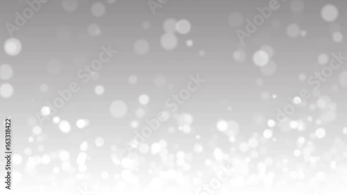 Illuminated White Christmas Lights Background