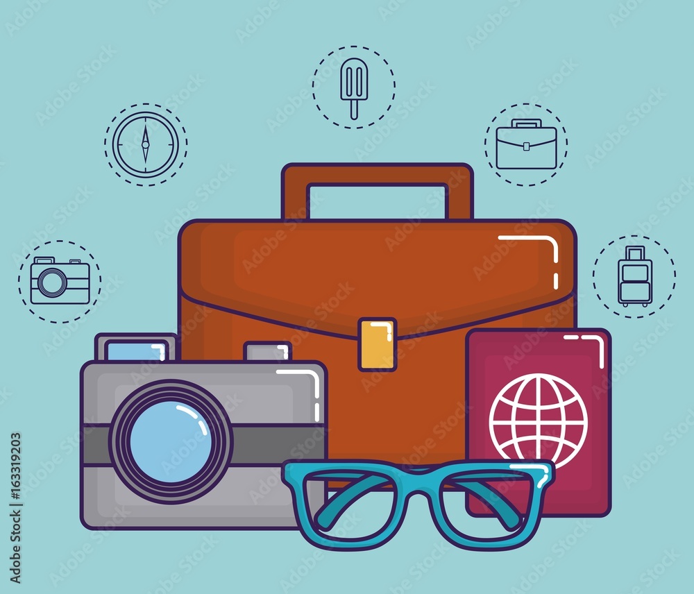 Obraz premium travel time design