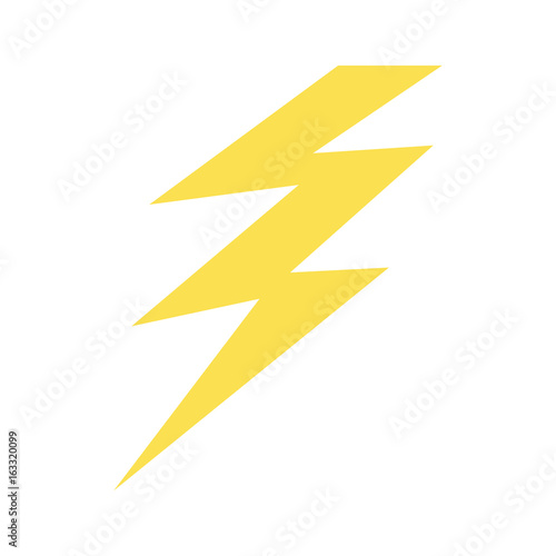 isolated electric thunder