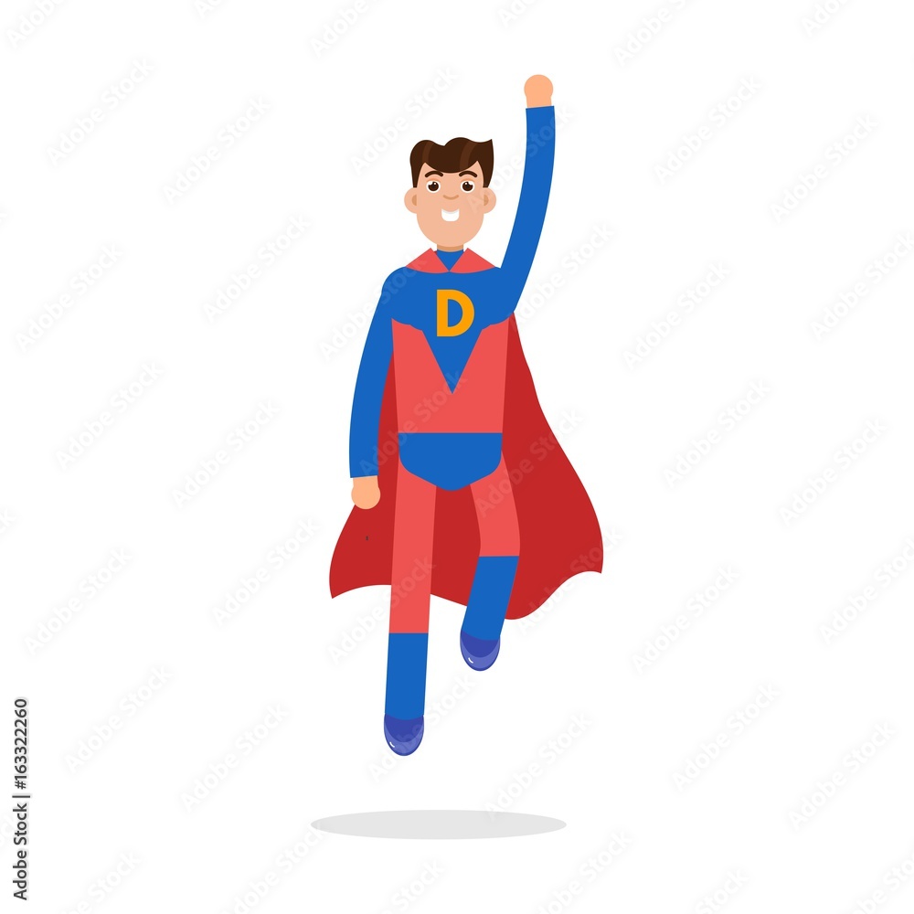 Father superheroes. Super Dad character. Vector illustration. Father superheroes. Super Dad character. Vector illustration.