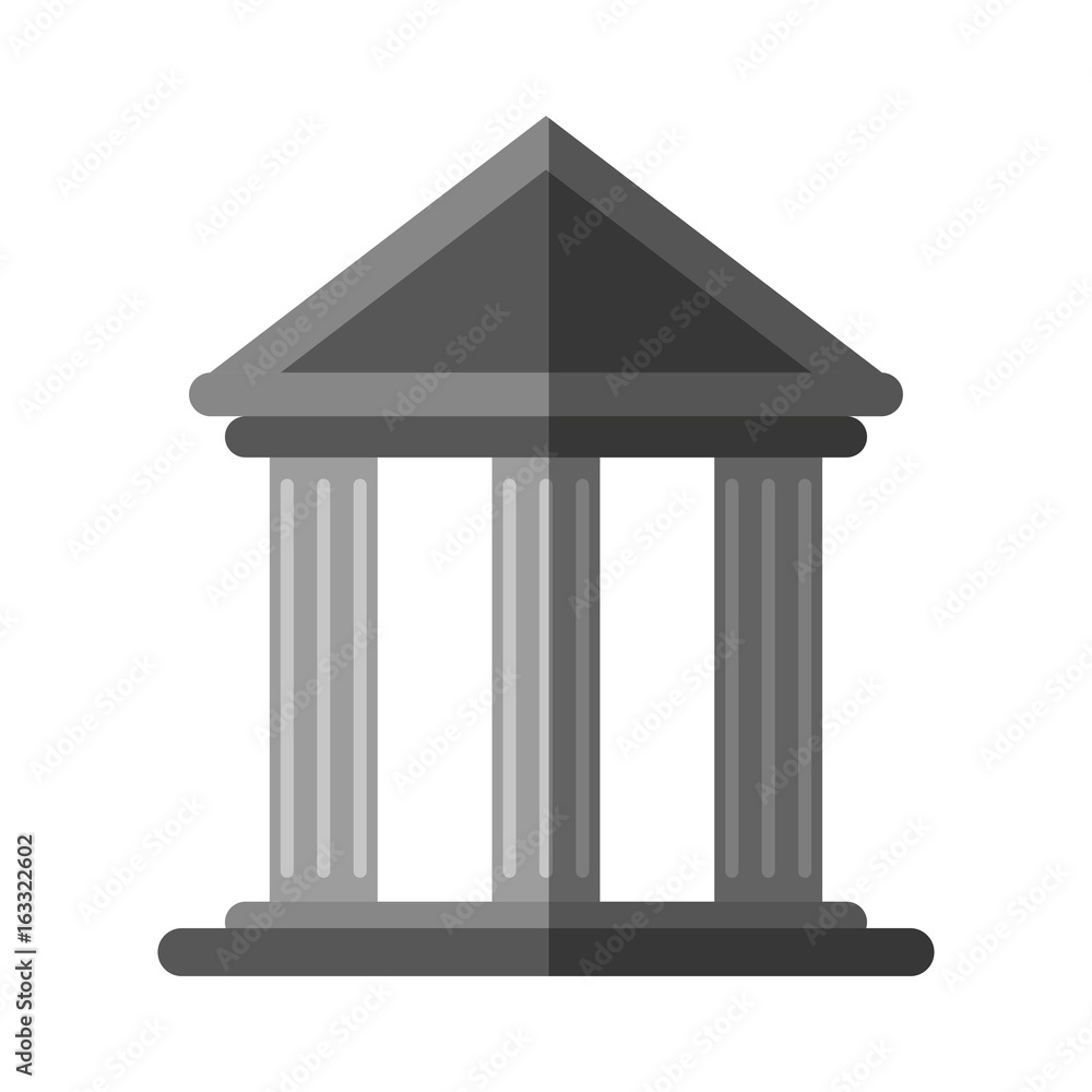 ancient greek building icon image
