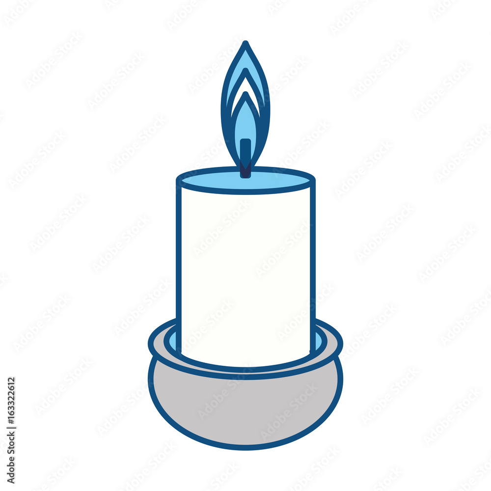 Spa candle isolated Spa candle isolated