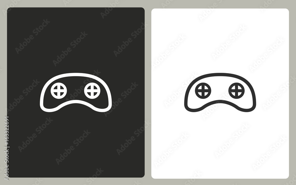 Naklejka premium Game controller - vector icon.