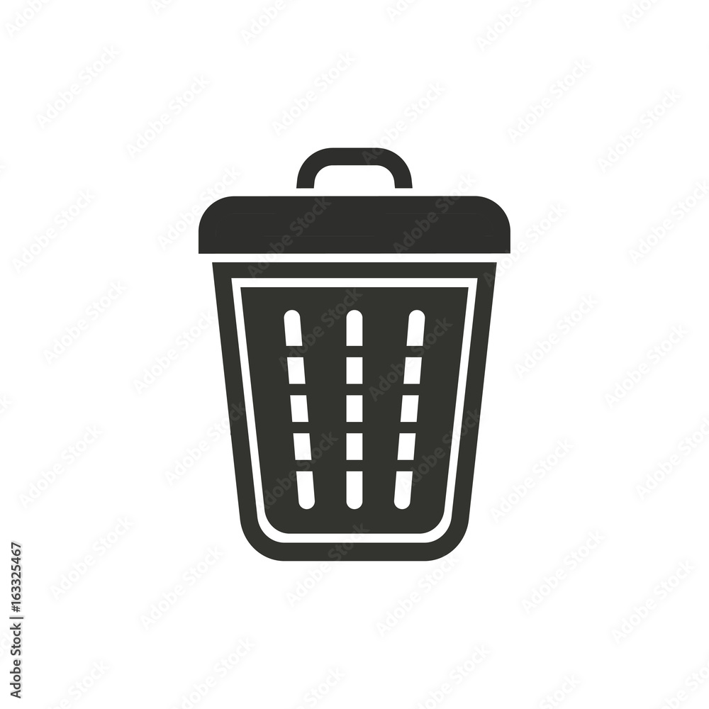 Bin vector icon. Bin vector icon.