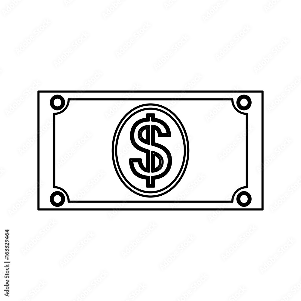 Obraz premium Money billet isolated