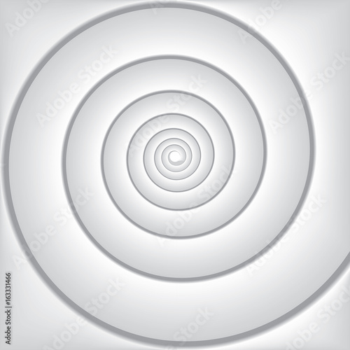 Abstract white spiral background