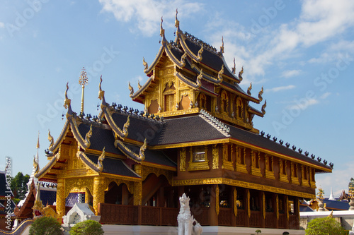 Wallpaper Mural Chiang Mai in the northern Thailand: animal statues in the ancient temple in Thailand architecture, Ban Den Temple,Mae Taeng District  Chiang Mai Thailand Torontodigital.ca