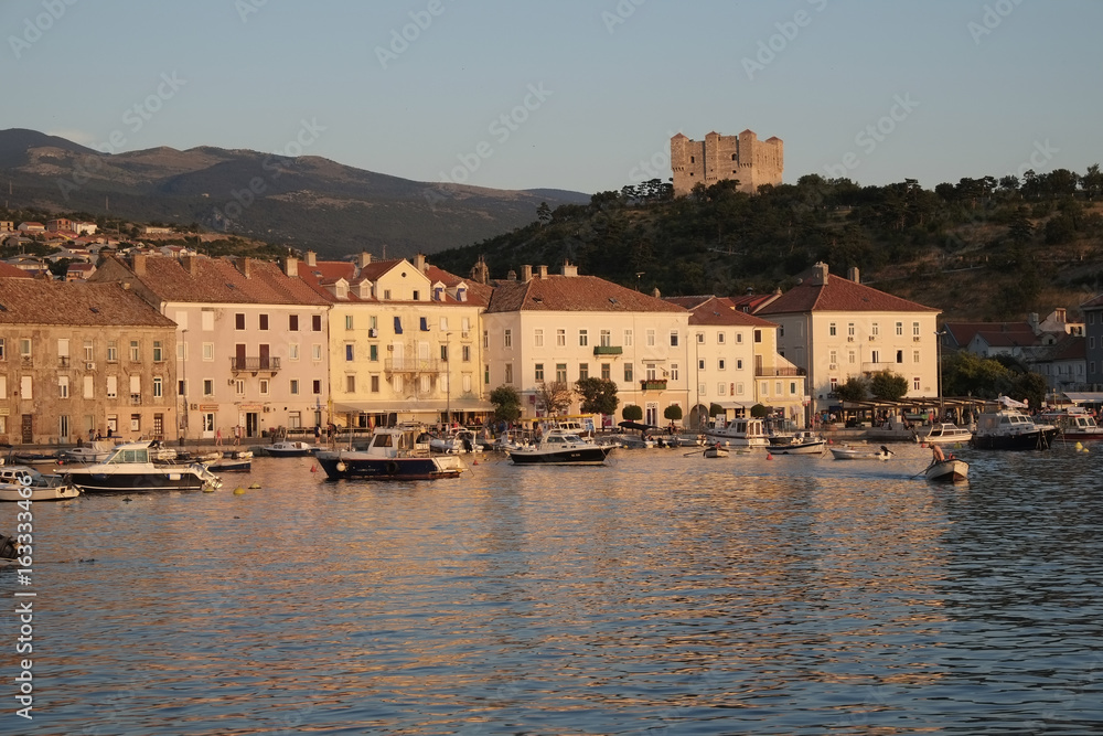 Senj is an old town on the upper Adriatic coast in Croatia