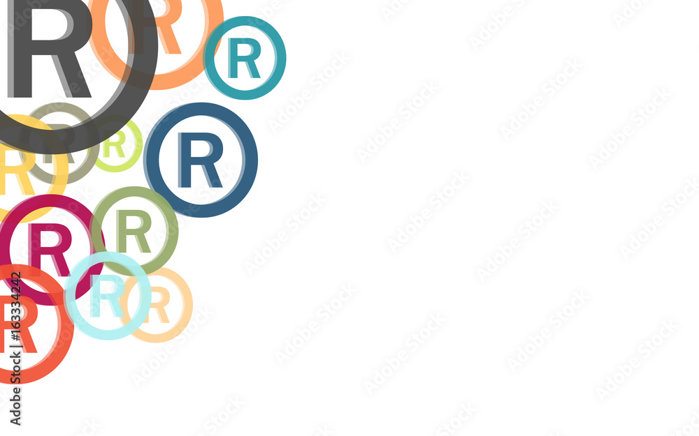 Hintergrund aus bunten Copyright-Zeichen Hintergrund aus bunten Copyright-Zeichen