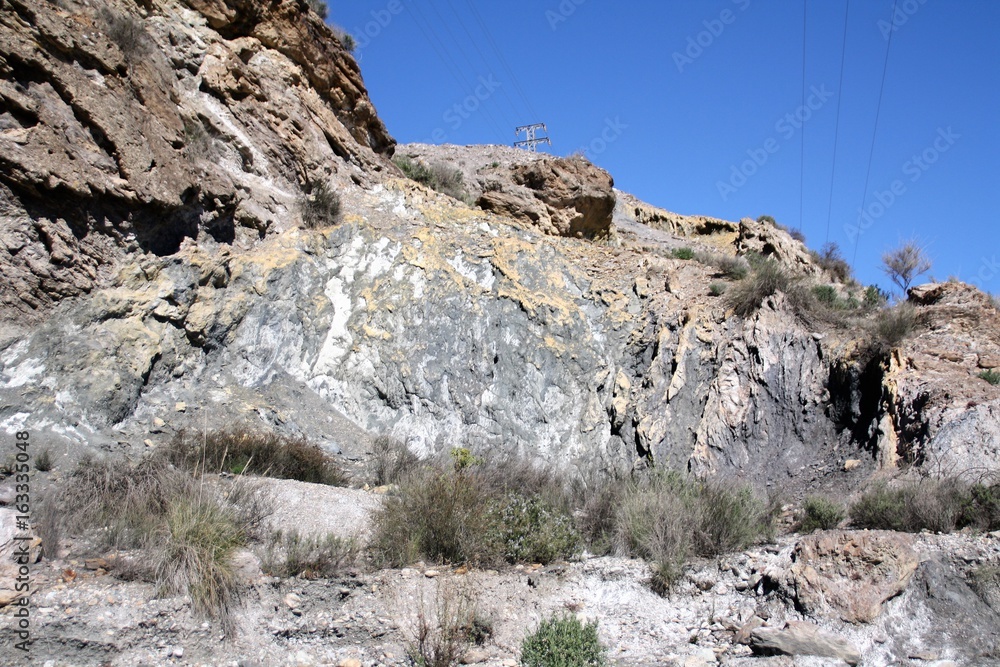 Fototapeta premium geological fault wirh seismic activity