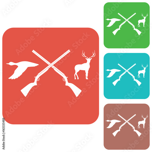 Hunting club logo icon